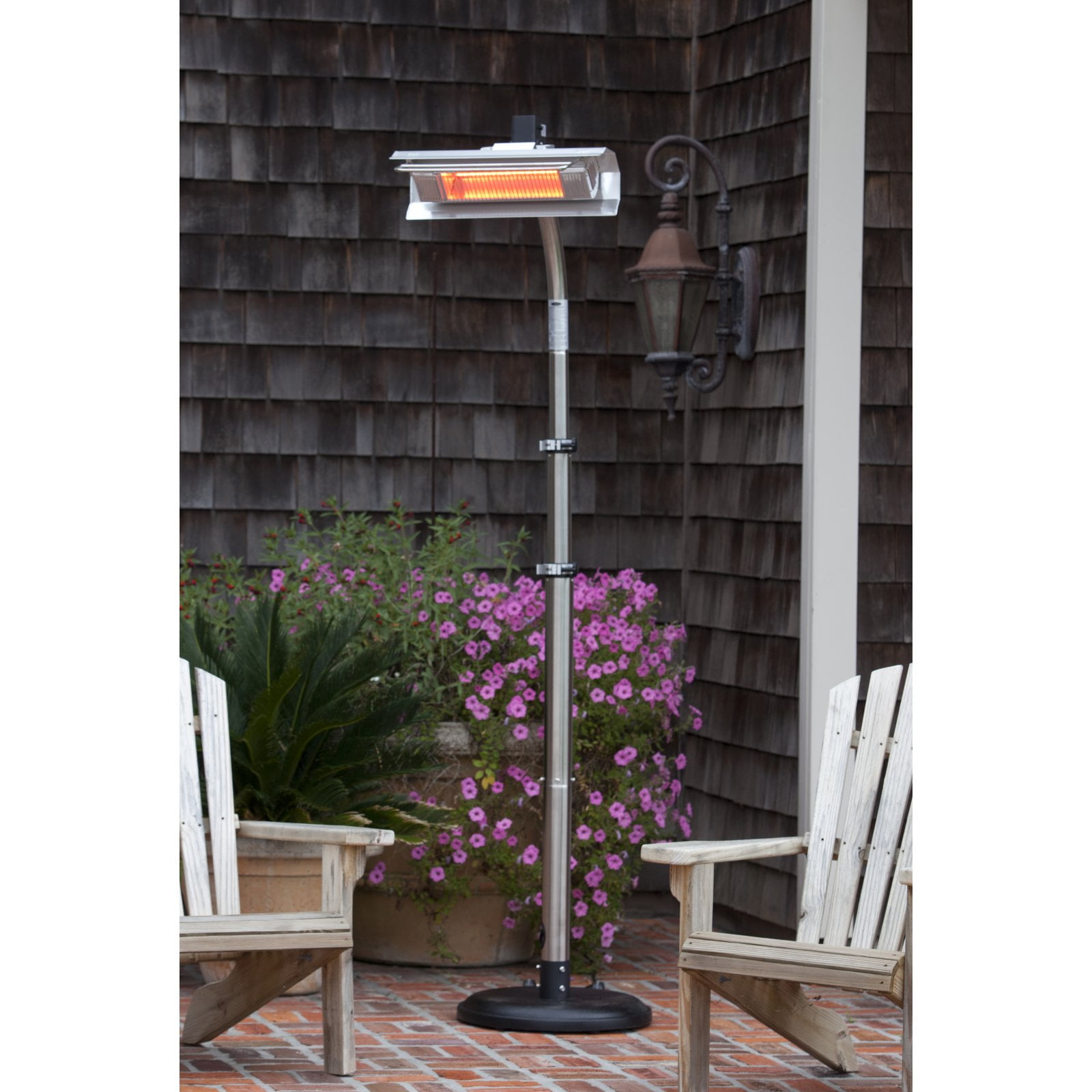 Fire Sense Stainless Steel Telescoping Offset Pole Mounted Infrared Fire Sense Stainless Steel Telescoping Offset Pole Mounted Infrared Patio Heater Com