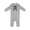 AC-Heather Grey, variant on Dad's Gym Buddy Childs Workout Baby Romper Coveralls