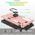 thumbnail image 4 of Compatible for Samsung Galaxy S20 FE/S20 FE 5G Case 6.5-inch with HD Screen Protector, Military-Grade Protective Phone Case with Magnetic Kickstand Ring for Samsung S20 FE/S20 FE 5G Rose Gold, 4 of 15