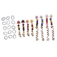 thumbnail image 4 of Joyas de Cuentas para el Cabello, Ajuste Fácil de Colocar Rastas para el Cabello Colorido para Fiestas para Fiestas, 4 of 7
