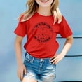 thumbnail image 2 of TZEWGL Tops For Kid Cute Short Sleeve Loose Graphic Prints Summer Clothes Clothes For Girls Boys size 8-9T, 2 of 4
