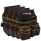 thumbnail image 1 of Organizador de herramientas VentDepot 4 pzas 5 Bolsillos 2 Asas poliéster negro/café MXSOW-004, 1 of 1