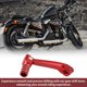 thumbnail image 5 of Palanca de cambio de motocicleta plegable Unique Bargains para Honda CRF150F 2003-2017, aleación de aluminio, palanca de cambio roja con cabeza roja y anillo de tono plateado, 5 of 6