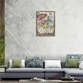 thumbnail image 6 of Flowers Wall Art Farmhouse Floral in Mason Vase Bathroom Pictures Wall Decor Rustic Butterfly Canvas Painting Prints I Choose Joy Country Framed Artwork for Bathroom Bedroom Living Room 12"x16", 6 of 6