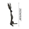 thumbnail image 2 of JLFNYA Easter Sculpted Bunny Collection, Resin Easter Bunny Figurines, Easter Decorations for Home, Home Office Bookshelf Desktop Ornament, 2 of 8