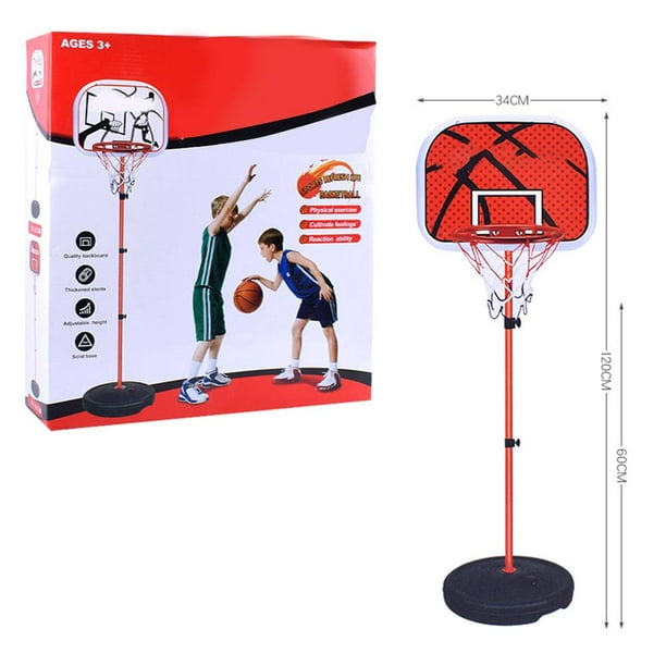 Panier de basket pour enfants Hauteur réglable pour enfants Support de  panier de basket pour enfants Support de panier de basket pour intérieur ou  extérieur Mini jouet de but de basket-ball avec