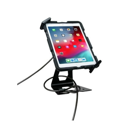 CTA Digital - Universal Case-Compatible Security Kiosk Stand for 7-Inch to 13-Inch Tablets