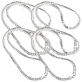 thumbnail image 1 of Collar Baño de Plata Unisex VentDepot LePrimeS 4Pzas Sterling 925 55cm 6mm, 1 of 5