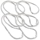 thumbnail image 1 of Collar Baño de Plata Unisex VentDepot LePrimeS 4Pzas Sterling 925 55cm 6mm, 1 of 5