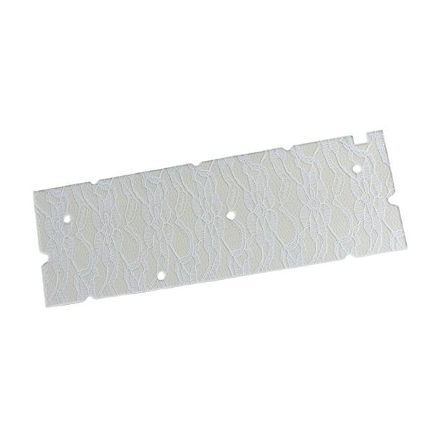 Accesorios para el panel difusor de la carcasa del teclado Instalación sencilla Reemplazo ligero Patrón blanco