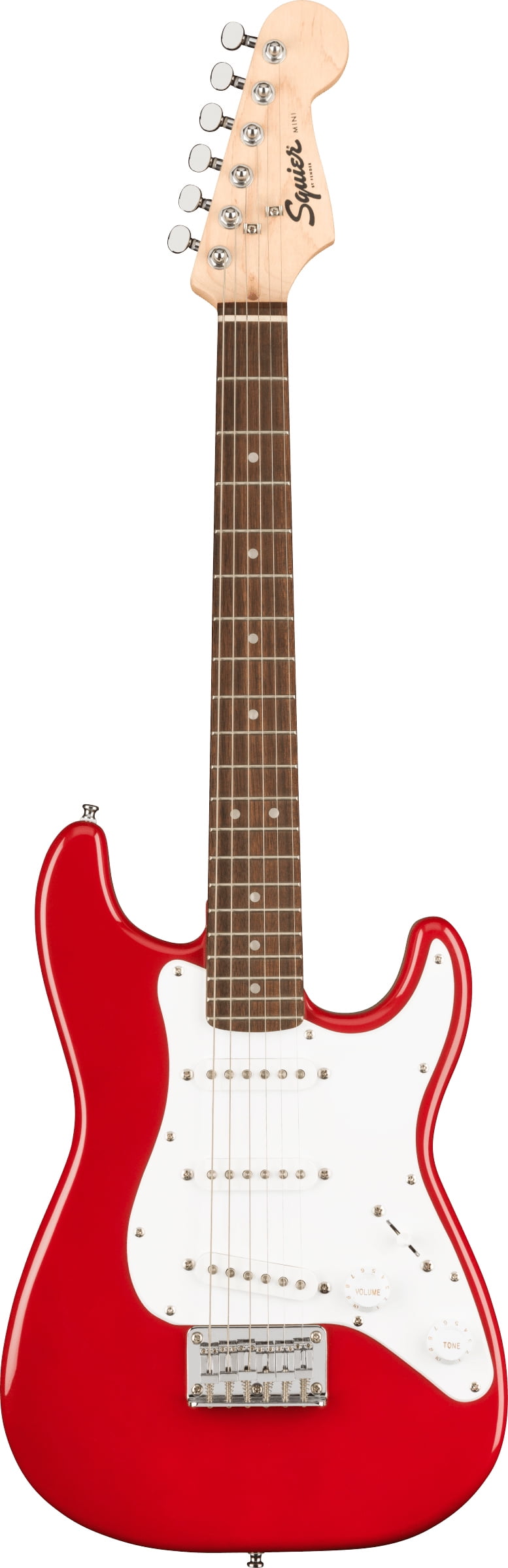 Fender Squier 3/4-Size Kids Mini Strat Electric Guitar - Dakota Red w/ Cable