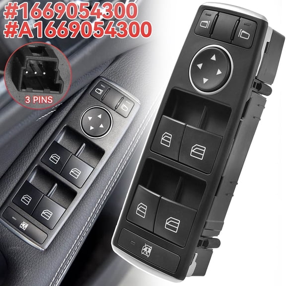 OEMASSIVE Master Power Window Switch for Mercedes-Benz C117 W166 X166 CLA250 GL350 ML350