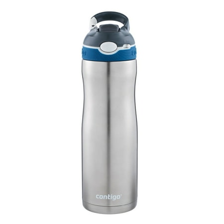 Contigo AUTOSPOUT Straw Ashland Chill Stainless Steel Water Bottle, 20 oz, (Best Healthy Water Bottle)