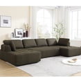 thumbnail image 2 of 6 Modular , 138.5", Breathable Upholstered Fabric, Modern Living Room Feature 138.5" For Space, Modular, Upholstery Stylish Option, 2 of 6