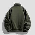 thumbnail image 4 of Mens Lightweight Jackets Full Zip Business Casual Windbreaker Fall Golf Coat Warm Winter Jacket with Pockets, 4 of 5