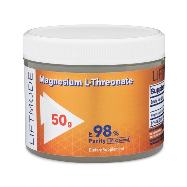 LiftMode Magnesium LThreonate Powder Supplement For Sleep, Stress