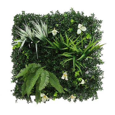 Artificial Plant Walls Foliage Hedge Grass Mat Greenery Panels Fence 50*50cm