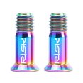 thumbnail image 1 of RISK Rainbow Titanium Alloy Torx Head Bolts M5×14.2mm for Bike Rear Derailleur, 2pcs/Set, 1 of 6