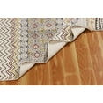 thumbnail image 5 of Casavani Indian Handwoven Cotton Durrie Beige Color Carpets Outdoor Rug 4x8 Feet, 5 of 5