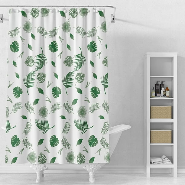 Lankey Clear Water Cube Style Shower Curtain Liner 71" x 71" PEVA 3D Translucent Shower Liner with Hooks Lankey Cortina de la ducha