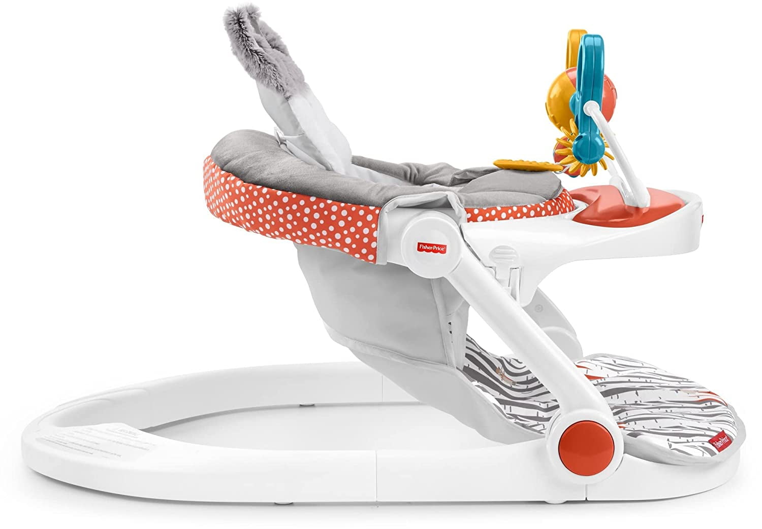 Fisher Price Baby Play Infant Chair Fox Sit Me Up Floor Seat with Portable Toys Walmart