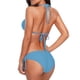 thumbnail image 5 of WILLBEST Trajes de Baño Para Mujer, Conjunto de Bikini Bandeau Con Push-Up, Traje de Baño Brasileño, Traje de Baño de Playa 4609, 5 of 5