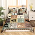 thumbnail image 2 of YST Rv Camper Theme Bedding Set Full,Kids Happy Camping Duvet Cover Rustic Cabin Room Decor,Travel Trailers Accessories Camper Bed Set for Bunk,Patchwork Buffalo Plaid Duvet Cover 3Pcs, 2 of 5