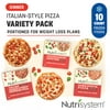 Nutrisystem Frozen Italian Pizza Variety Pack for Diet & Weight Loss, 10 Count