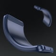 thumbnail image 3 of PANDACO Navy Brushed Metal Case for Motorola Edge 2025, 3 of 5