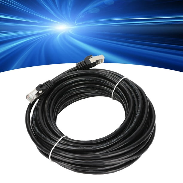 Cable Ethernet Cat6, Cable De Internet Blindado De Alta Velocidad 10Gbps Con Conector RJ45, Protección EMI, Baja Pérdida De Retorno Para PC, Enrutador, Switch, Caja