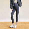 thumbnail image 5 of Women's Maternity Leggings Over The Belly Bump Workout Full Length Leggings Running Active Yoga Pants Gray M, 5 of 7