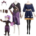 thumbnail image 2 of Disfraz de Amity para mujer, disfraz de Anime The Owl Cos House, juego de rol, fantasía, top, pantalones, vestido, traje de Halloween para mujer, 2 of 5