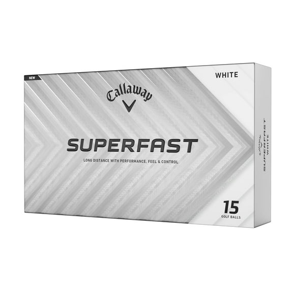 Callaway Superfast 2025 Golf Balls 15pk, White