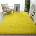 thumbnail image 3 of RULDGEE Alfombra peluda de seda gruesa de lana de felpa para sala de estar, sofá, mesa de café, Alfombra para cama de dormitorio, manta llena de tatami, 3 of 5