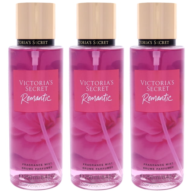 Victorias Secret Rocío fragante Bruma de fragancia romántica - Paquete de 3 8.4 oz Victoria's Secret Victorias Secret Rocío fragante 8.4 oz
