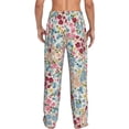 thumbnail image 3 of Balery Trendy Floral Design print Men's Pajama Pants,Ultra Lightweight Pjs,Lounge Pant-X-Large, 3 of 9