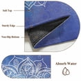 thumbnail image 6 of Round Rug 3.3Ft Washable Non-Slip, Boho Flowers Circle Area Rugs for Living Room Bedroom, Blue Floral Bohemian Vintage Country Indoor Floor Mats Carpet Runner for Home Decor Aesthetic, 6 of 8