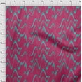thumbnail image 4 of oneOone Cotton Poplin Magenta Fabric Geometric Sewing Fabric By The Yard Printed Diy Clothing Sewing Supplies 42 Inch Wide-L2, 4 of 6