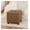 Golden Brown With Wheels, variant on 16.7" H Vintage Golden Brown Leather Storage Ottoman with 360 Caster Wheels, Square Foot Stool with Decorative Bronze Thumb Tacks & 330 LB Load Capacity