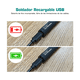 thumbnail image 4 of Kit De Soldador Inalámbrico Con 3 Puntas De Soldador Usb Belug,Negro, 4 of 5