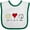 White and Green, variant on Inktastic Peace Love Westies Boys or Girls Baby Bib