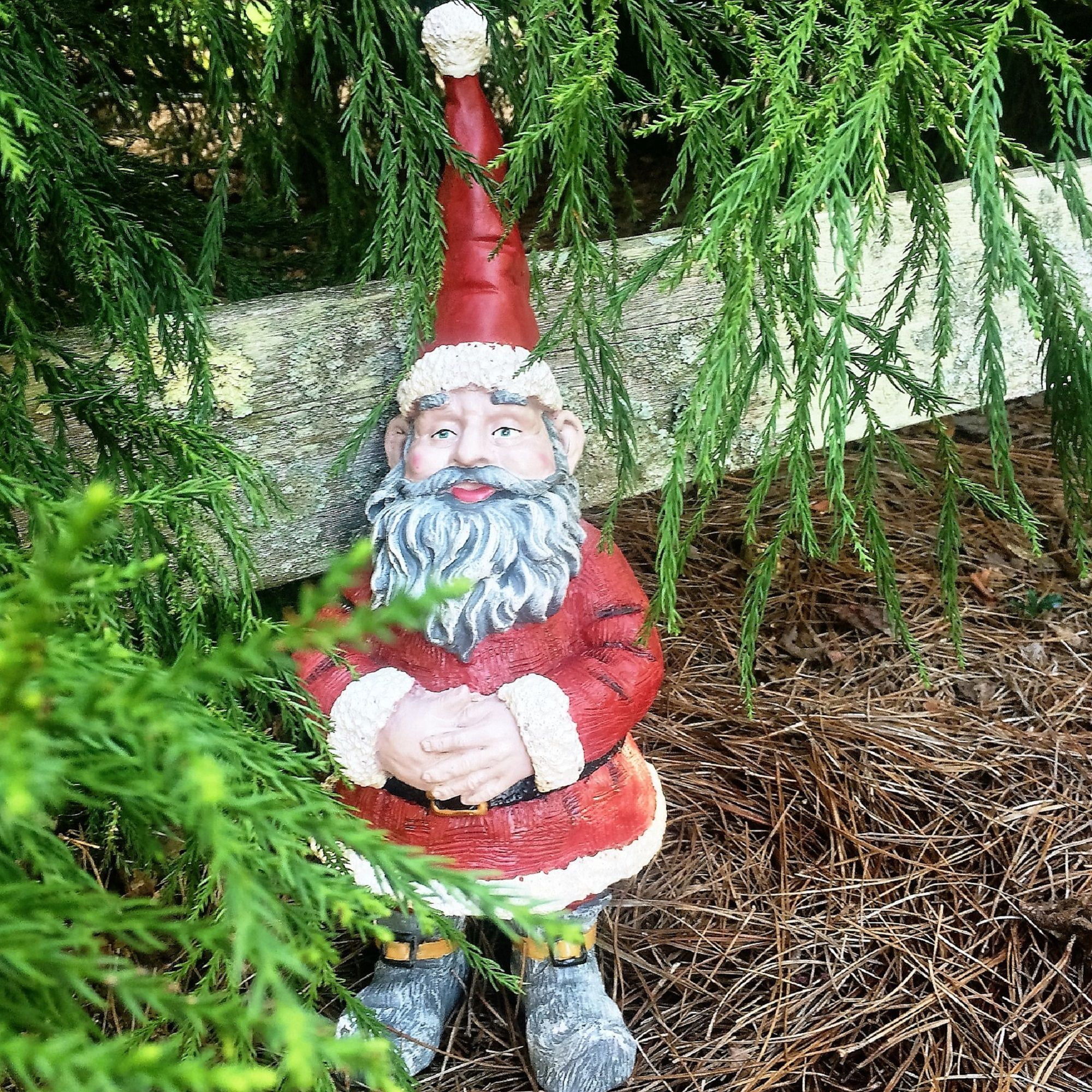 Nowaday Gnomes - Holiday "Mrs. Santa Claus" the Christmas Gnome Statue 18"H