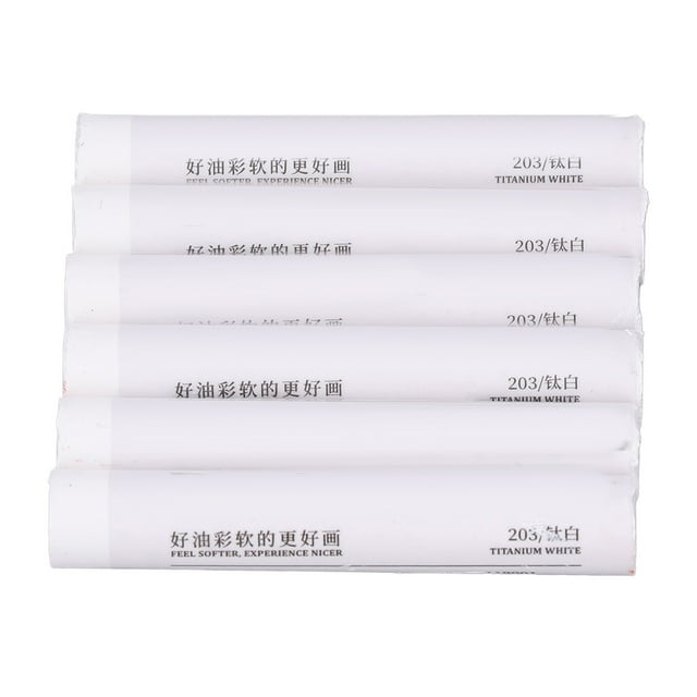 Pastels à l'Huile Blancs, Forte Adhérence Pastels à l'Huile pour Colorier pour Peindre
