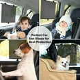 thumbnail image 2 of Homeya Baby Car Window Sun Shades Adjustable Roller Shield , 2 Pack, For Kids Pets, 2 of 9