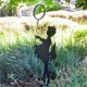 thumbnail image 1 of Fiudx Ofertas del día Escultura de metal vintage de niña para el jardín, escultura conmemorativa, 1 of 3