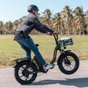 Heybike Ranger 2.0 Electric Bike for Adults, 1400W Peak Motor Foldable Ebike with 600Wh Removable Battery, 20 Fat Tire All-Terrain Electric Bicycle with Front Suspension, UL 2849