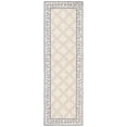thumbnail image 5 of SAFAVIEH Easy Care Beckett Trellis Runner Rug, Ivory/Light Blue, 2'6" x 10', 5 of 9