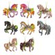 thumbnail image 1 of Adornos de caballos para el árbol de Navidad Adorno colgante de caballo de acrílico 2D con brillantes Regalo para mujeres, niñas y amantes de los caballos, 1 of 7