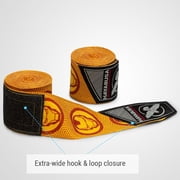 Hayabusa Marvel Hero Elite Mexican Style Boxing Hand Wraps for Men & Women - Iron Man, 180 Inches