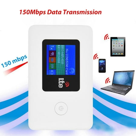 Ymiko SIM Card Type 4G Modem WiFi Router 2.4GHz 150Mbps Data Transmission Mobile WiFi Hotspot, Mobile WiFi Hotspot Router 4G, Mobile WiFi (Best Wifi Data Card In India)